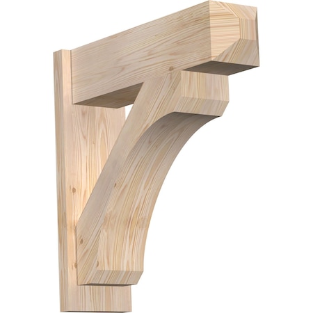 Ekena Millwork Legacy Craftsman Smooth Outlooker, Douglas Fir, 7 1/2"W x 26"D x 26"H OUT08X26X26LEC04SDF